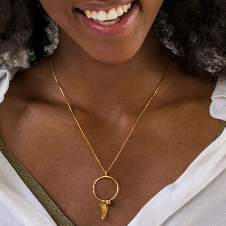 Personalised Valerie Necklace with Customized Beads