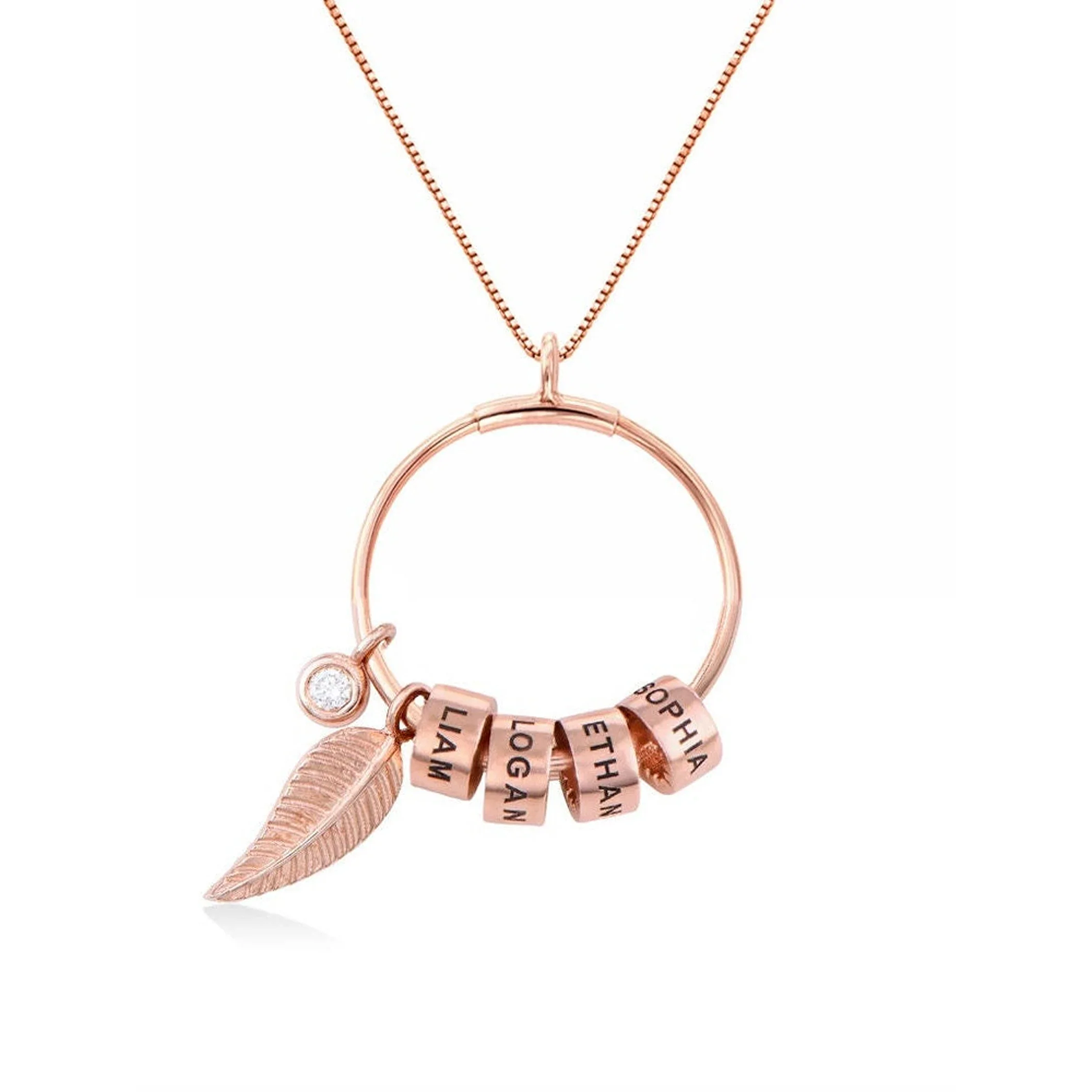 Personalised Valerie Necklace with Customized Beads